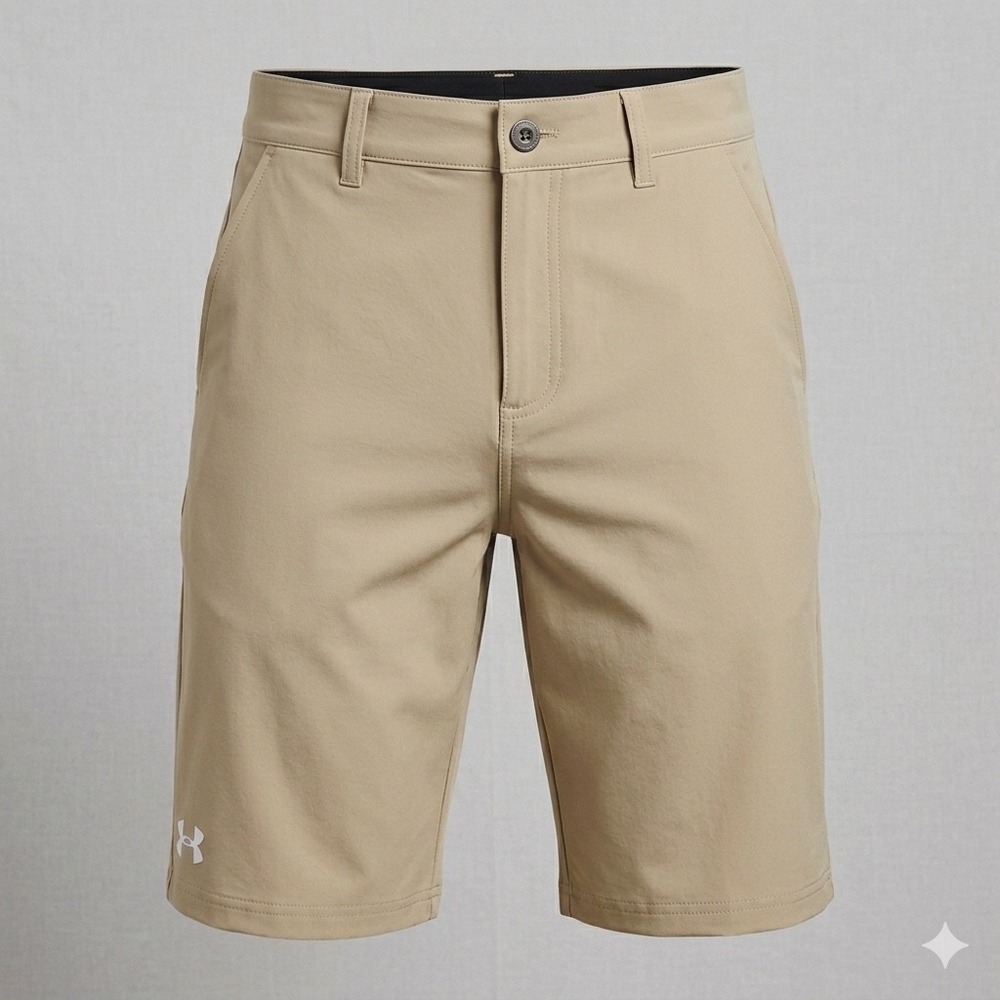 Under Armour Boys Tan Performance Shorts